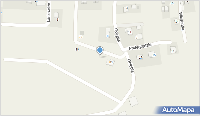 Ochojno, Staropolska, 85, mapa Ochojno