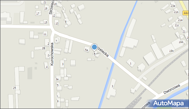 Odolanów, Strzelecka, 5, mapa Odolanów