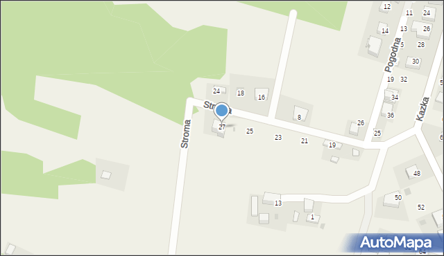 Okocim, Stroma, 27, mapa Okocim