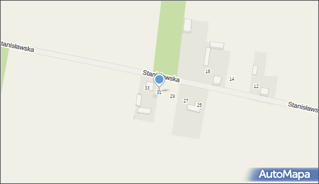 Okołowice, Stanisławska, 31, mapa Okołowice