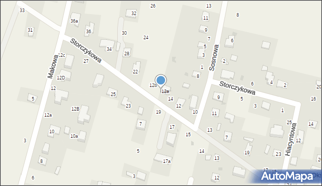 Okszów, Storczykowa, 16, mapa Okszów