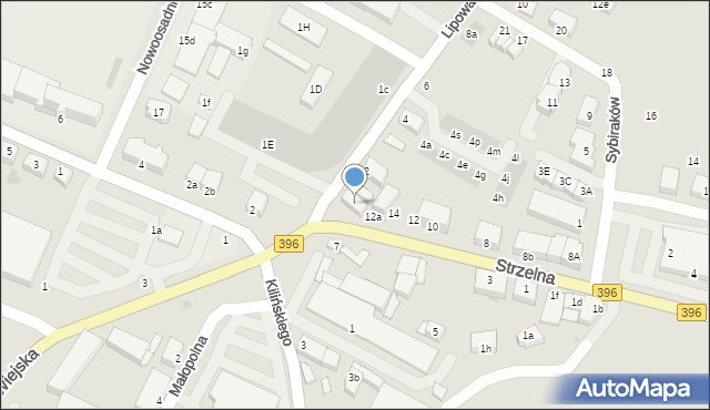 Oława, Strzelna, 18, mapa Oława