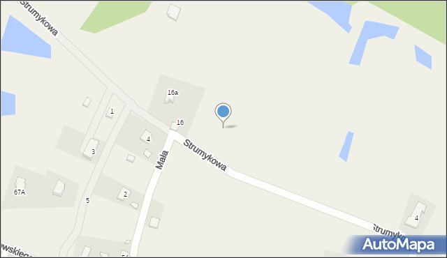 Ołobok, Strumykowa, 14, mapa Ołobok