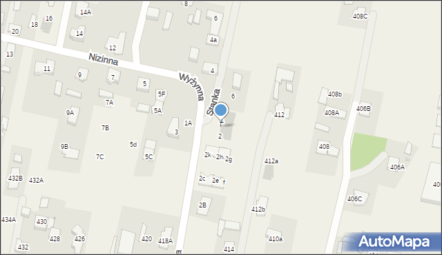 Ołtarzew, Stanka Józefa, bł. ks., 2a, mapa Ołtarzew