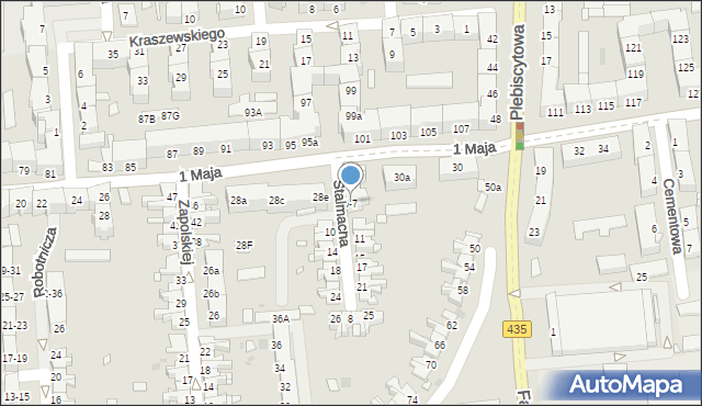 Opole, Stalmacha Pawła, 5-7, mapa Opola