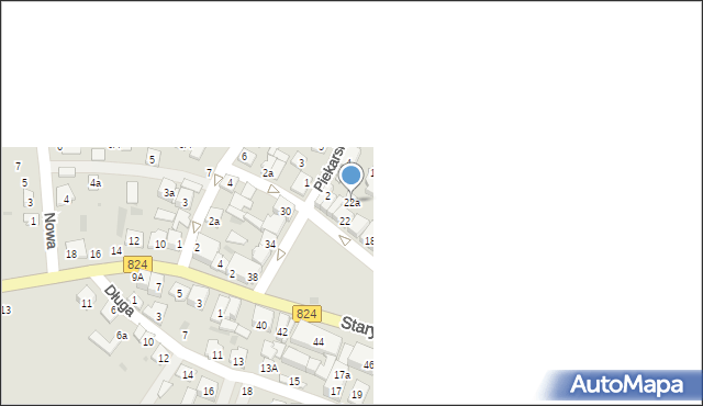 Opole Lubelskie, Stary Rynek, 22a, mapa Opole Lubelskie