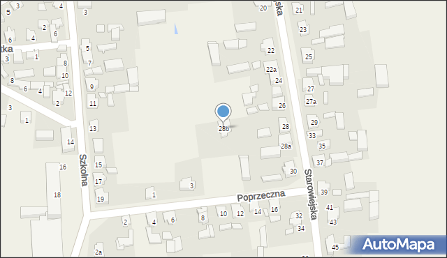 Orzechowo, Starowiejska, 28b, mapa Orzechowo