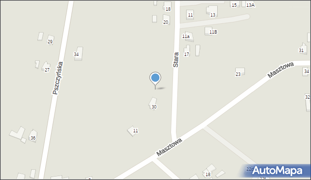 Orzesze, Stara, 28, mapa Orzesze
