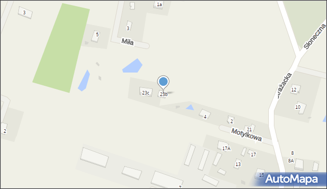 Osiek nad Wisłą, Strażacka, 23b, mapa Osiek nad Wisłą