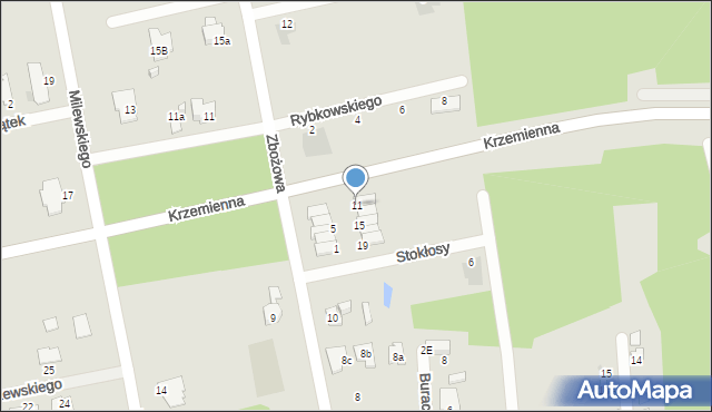 Ostrowiec Świętokrzyski, Stokłosy Jerzego, 11, mapa Ostrowiec Świętokrzyski