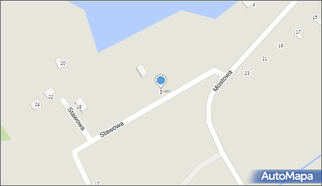 Otmuchów, Stawowa, 2, mapa Otmuchów