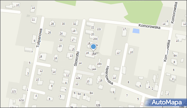 Otrębusy, Stokrotki, 16A, mapa Otrębusy