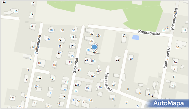 Otrębusy, Stokrotki, 18C, mapa Otrębusy