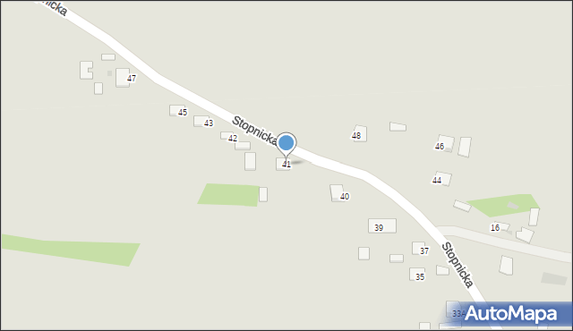 Pacanów, Stopnicka, 41, mapa Pacanów