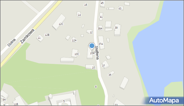 Pasłęk, Steffena Augustyna, 10A, mapa Pasłęk