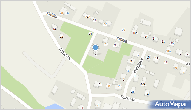 Pępowo, Staszica Stanisława, ks., 6, mapa Pępowo