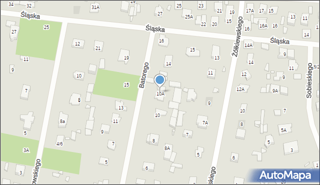 Piaseczno, Stefana Batorego, 12, mapa Piaseczno