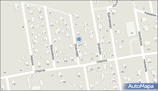 Piaseczno, Stokrotek, 6, mapa Piaseczno