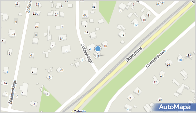Piaseczno, Stołeczna, 18, mapa Piaseczno