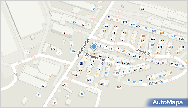 Piaseczno, Strumykowa, 5, mapa Piaseczno