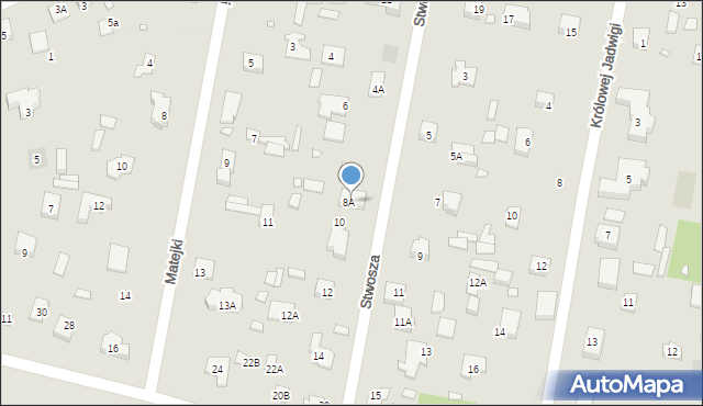 Piaseczno, Stwosza Wita, 8A, mapa Piaseczno