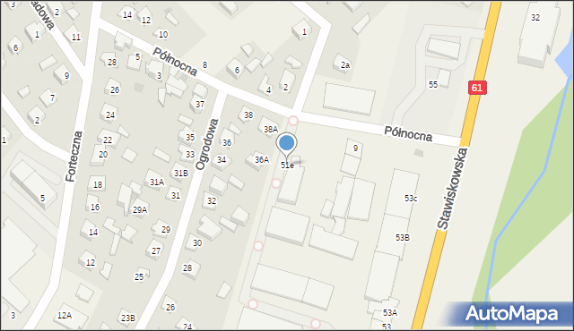 Piątnica Poduchowna, Stawiskowska, 51e, mapa Piątnica Poduchowna