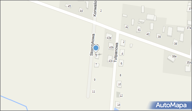 Pichlice, Storczykowa, 5, mapa Pichlice