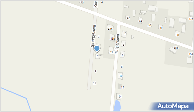 Pichlice, Storczykowa, 7, mapa Pichlice