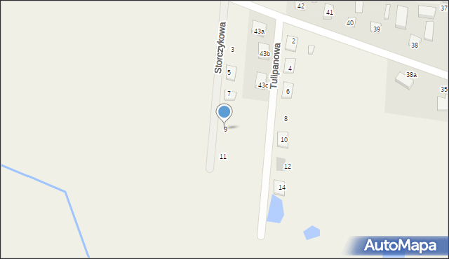 Pichlice, Storczykowa, 9, mapa Pichlice