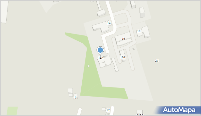 Piekary Śląskie, Stalowa, 14A, mapa Piekary Śląskie