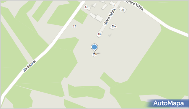 Piekoszów, Stara Wola, 20b, mapa Piekoszów