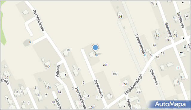 Pietrzykowice, Stojałowskiego Stanisława, ks., 106, mapa Pietrzykowice