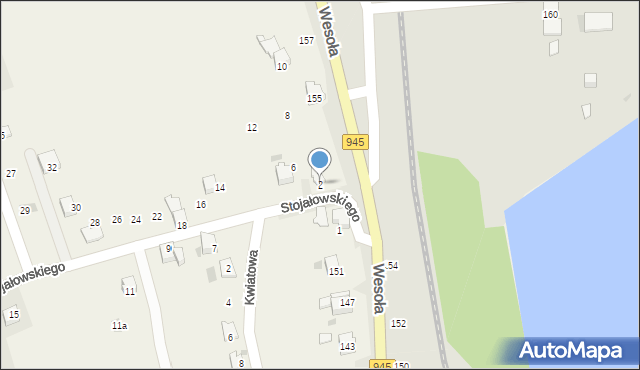 Pietrzykowice, Stojałowskiego Stanisława, ks., 2, mapa Pietrzykowice