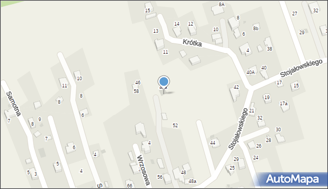 Pietrzykowice, Stojałowskiego Stanisława, ks., 54, mapa Pietrzykowice