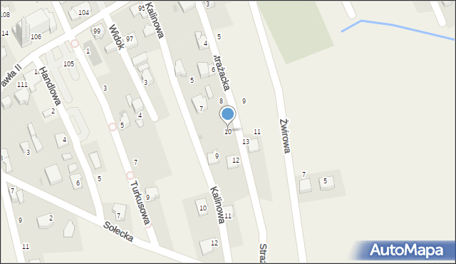 Pietrzykowice, Strażacka, 10, mapa Pietrzykowice