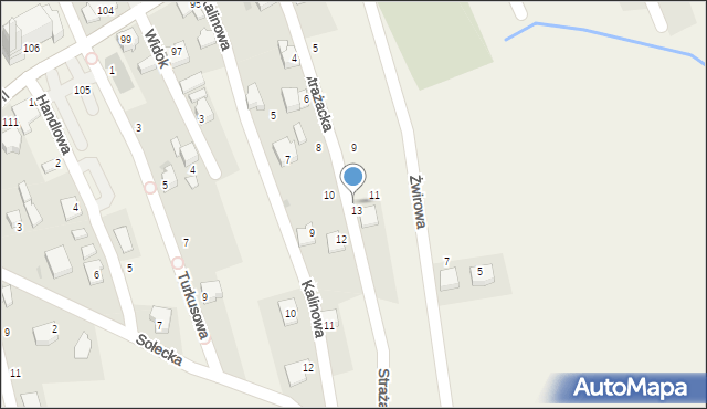 Pietrzykowice, Strażacka, 7, mapa Pietrzykowice