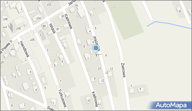 Pietrzykowice, Strażacka, 8, mapa Pietrzykowice