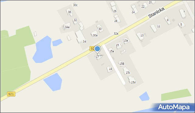 Pilchowice, Stanicka, 17, mapa Pilchowice