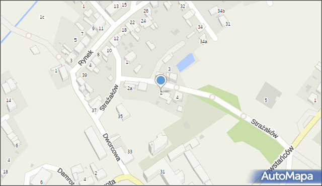 Pilchowice, Strażaków, 2, mapa Pilchowice