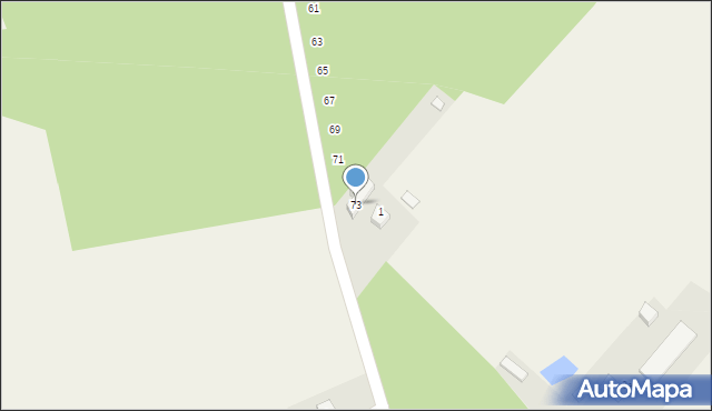 Piłka, Stawowa, 73, mapa Piłka
