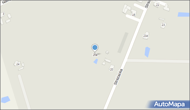 Piotrków Kujawski, Strażacka, 20a, mapa Piotrków Kujawski