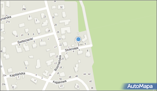 Piotrków Trybunalski, Stokrotek, 3, mapa Piotrków Trybunalski