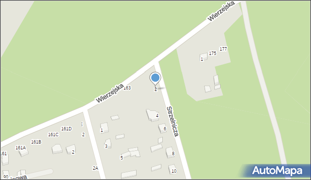 Piotrków Trybunalski, Strzelnicza, 2, mapa Piotrków Trybunalski