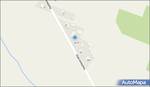 Piotrowiec, Starowiejska, 37, mapa Piotrowiec