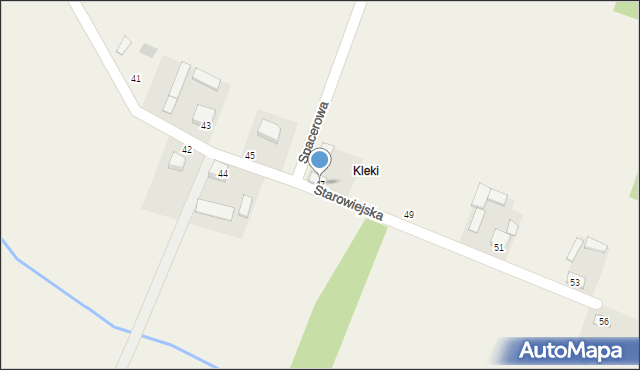 Piotrowiec, Starowiejska, 47, mapa Piotrowiec