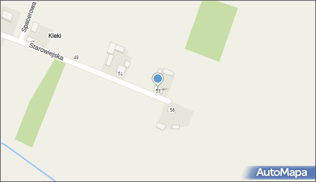 Piotrowiec, Starowiejska, 53, mapa Piotrowiec