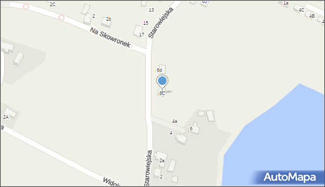 Pisarzowice, Starowiejska, 6C, mapa Pisarzowice