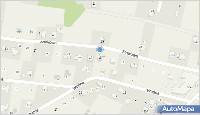 Pisarzowice, Stawowa, 15, mapa Pisarzowice