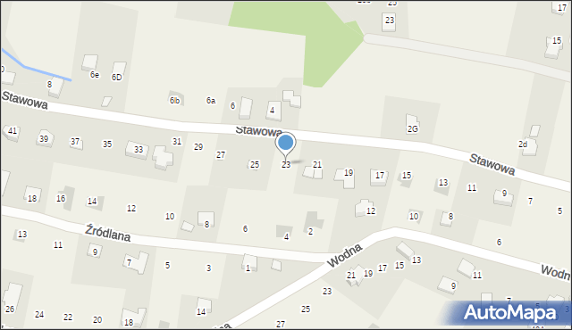 Pisarzowice, Stawowa, 23, mapa Pisarzowice