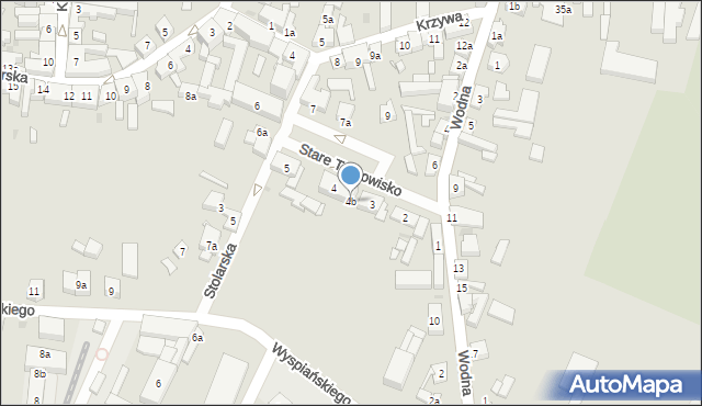 Pleszew, Stare Targowisko, 4b, mapa Pleszew